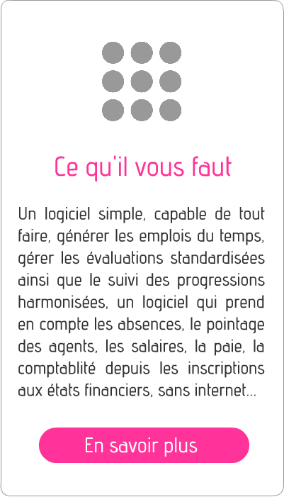 2018 toute la gestion scolaire