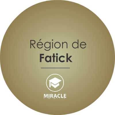 Logiciel miracle les ecoles de la region de fatick