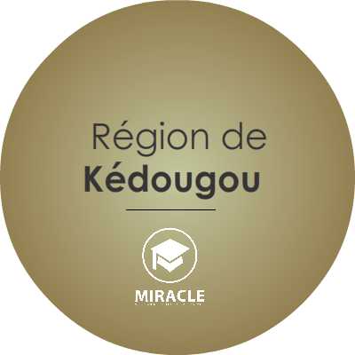 Logiciel miracle les ecoles de la region de kedougou
