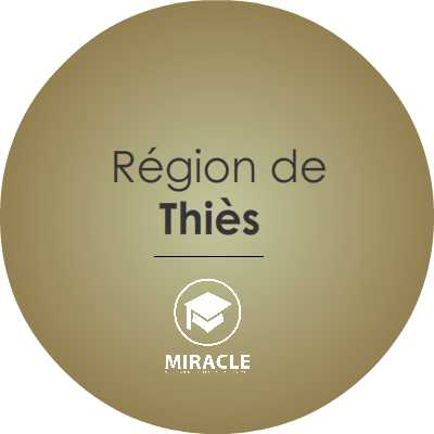 Logiciel miracle les ecoles de la region de thies